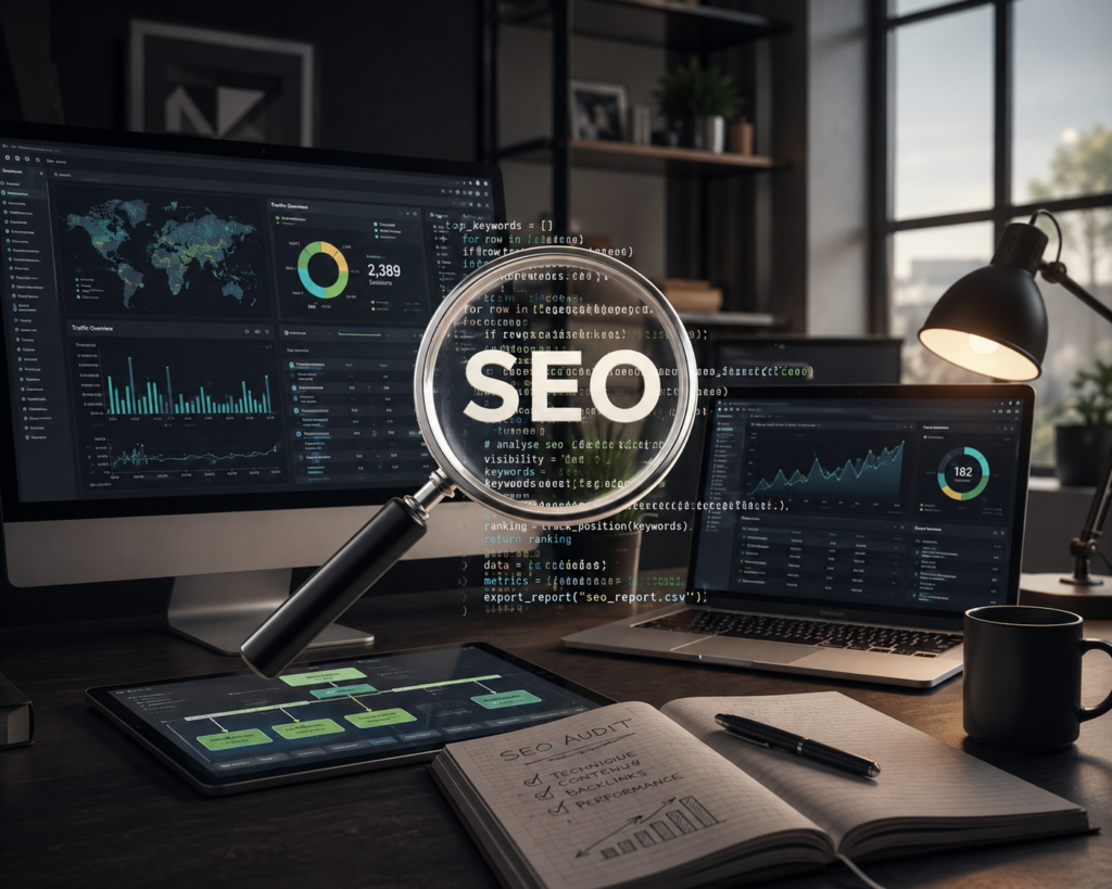 Qu&rsquo;est-ce qu&rsquo;un audit SEO : définition et objectifs