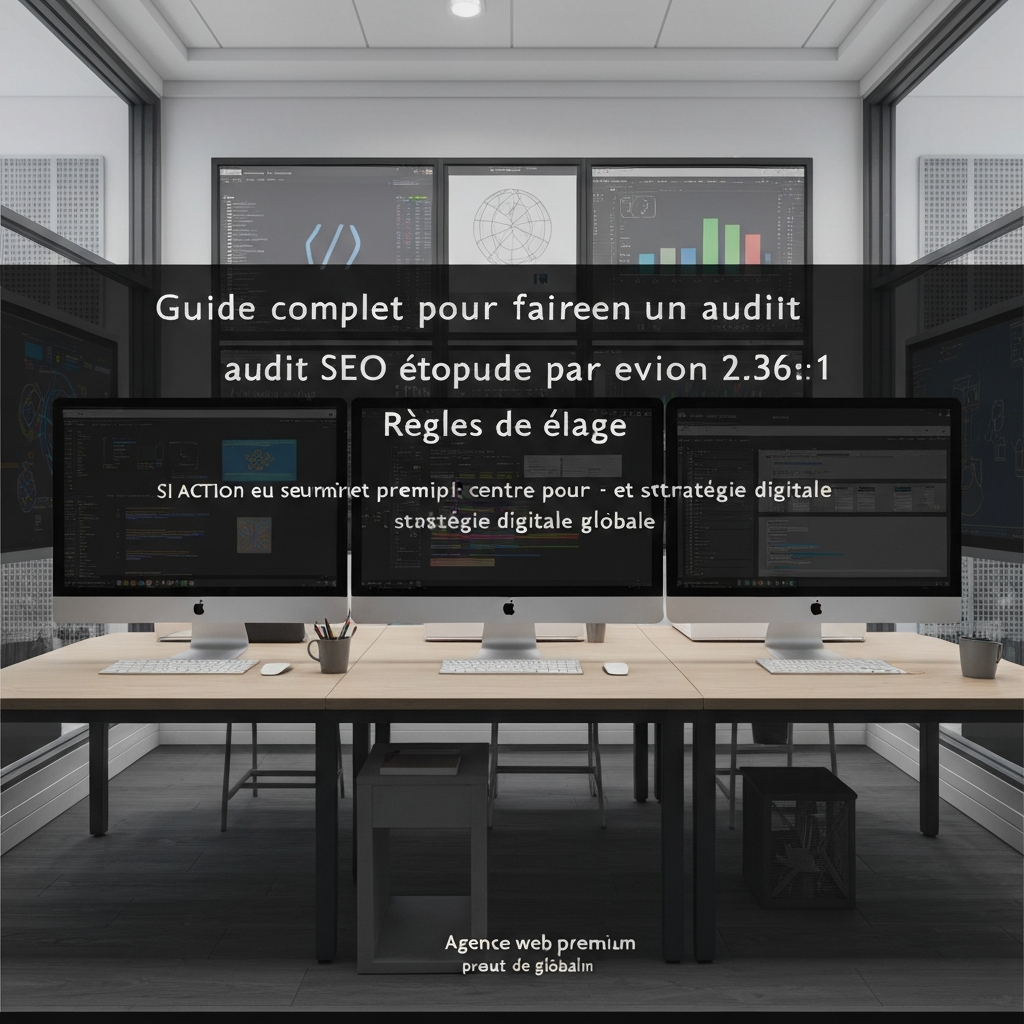 Guide complet pour faire un audit SEO étape par étape