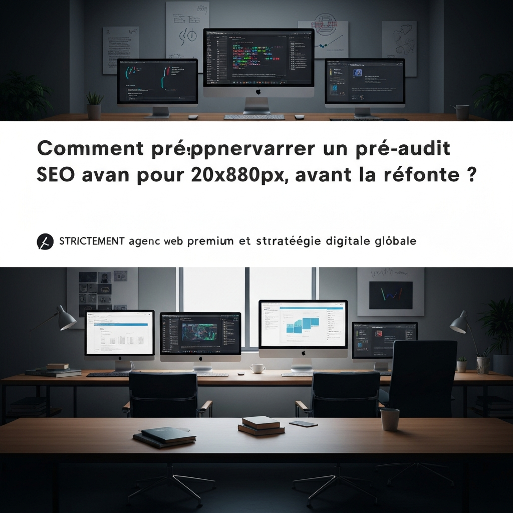 Comment préparer un pré-audit SEO avant la refonte ?