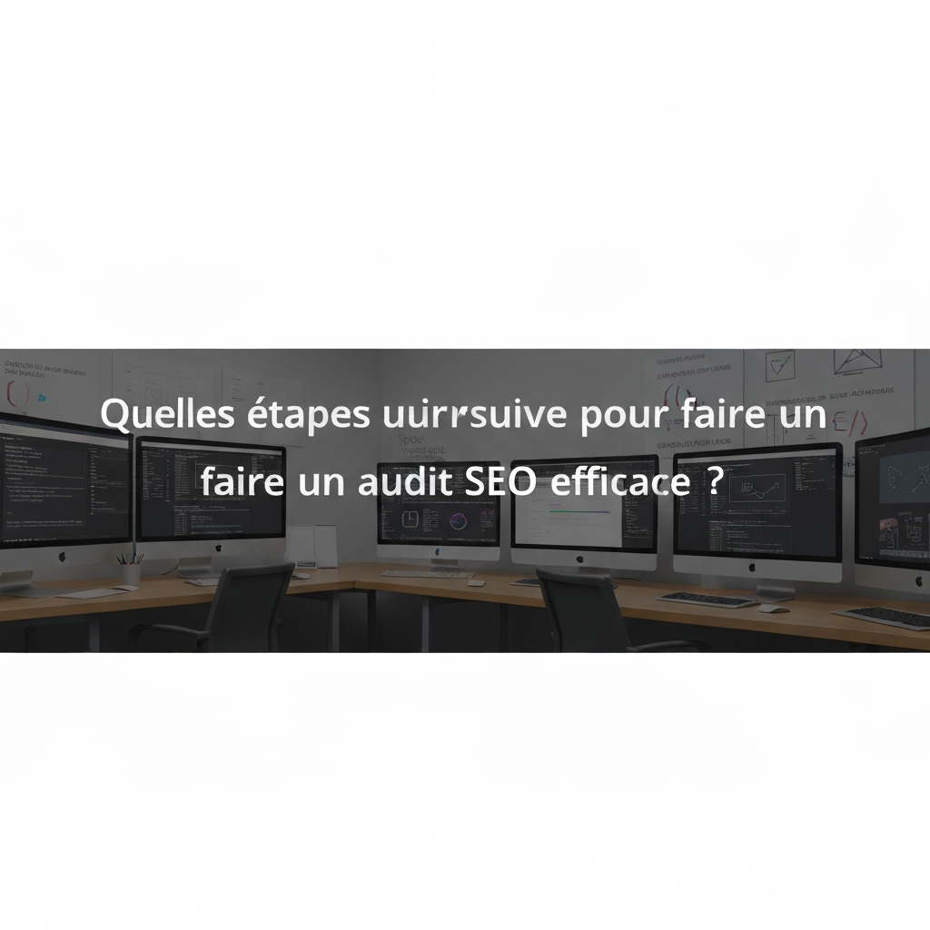 Quelles étapes suivre pour faire un audit SEO efficace ?