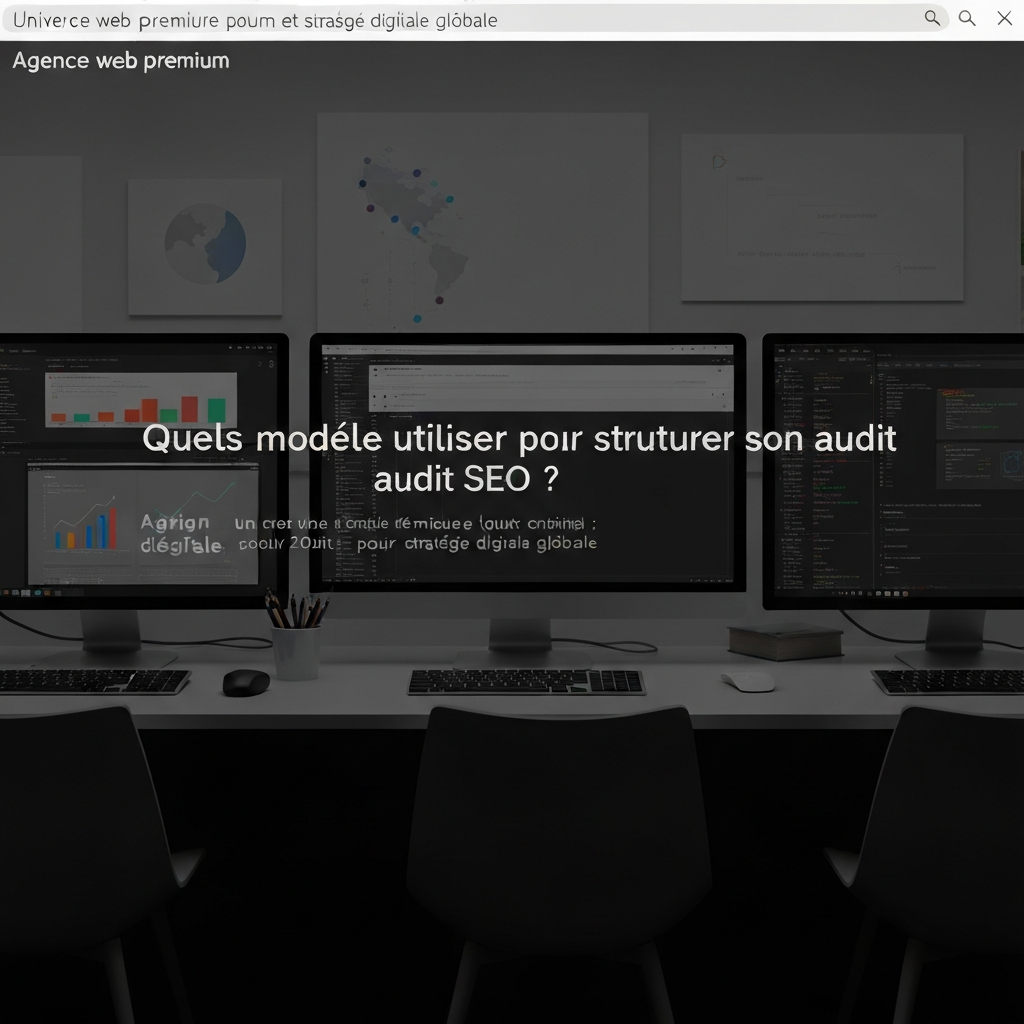 Quels modèles utiliser pour structurer son audit SEO ?