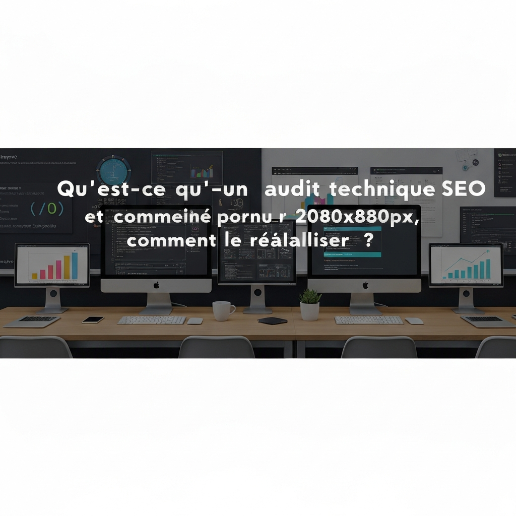 Qu&rsquo;est-ce qu&rsquo;un audit technique SEO et comment le réaliser ?